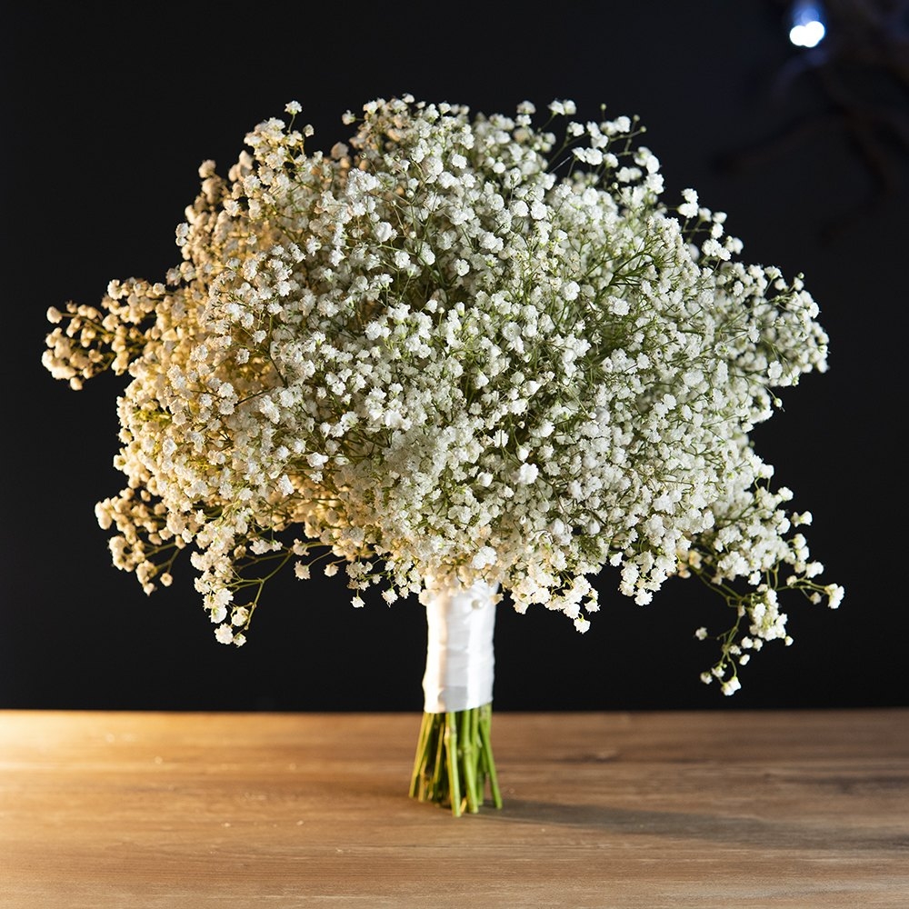Minimalistická svatební kytice z gypsophily – videokkurz