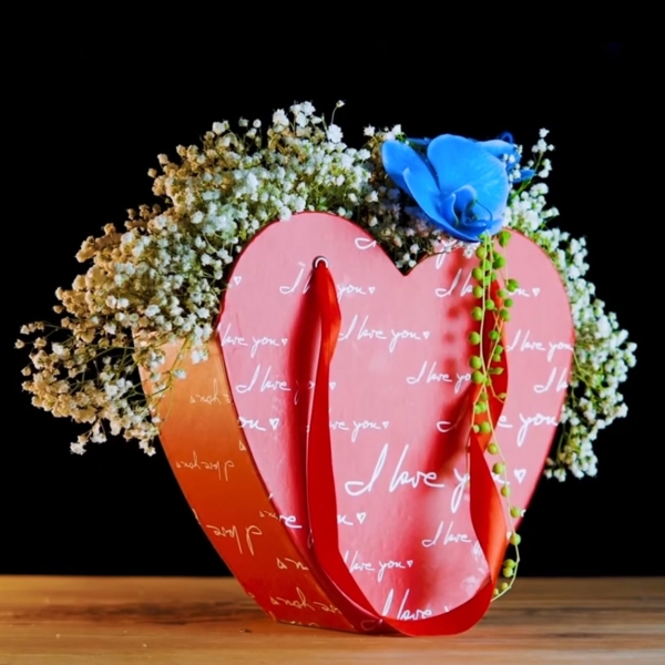 Flower box ve tvaru srdce – videokurz
