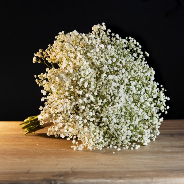 Minimalistická svatební kytice z gypsophily – videokkurz