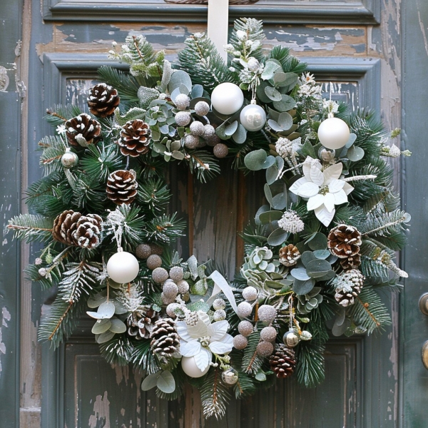 Vánoční věnec na dveře, Ostrava, 28. 11. 2024