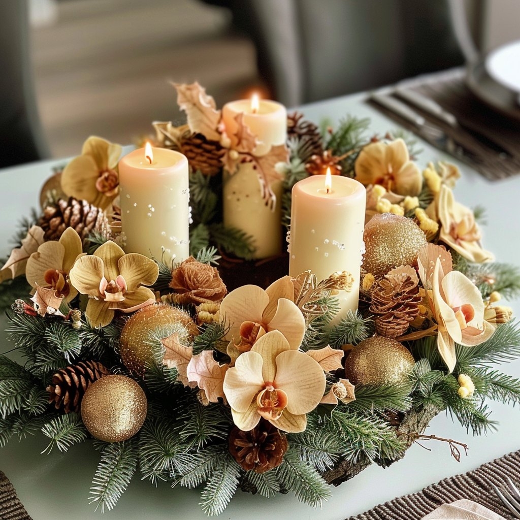 Adventní dekorace na stůl, Ostrava, 29. 11. 2024