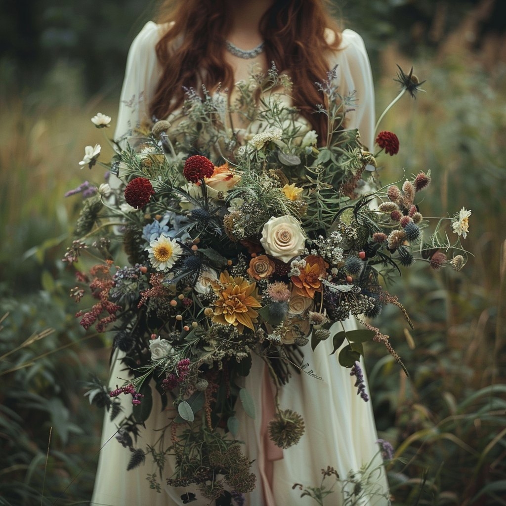 Boho svatební kytice, Ostrava, 9. 5. 2024