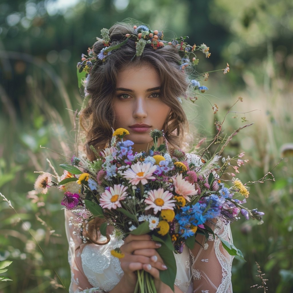 Boho svatební kytice, Ostrava, 9. 5. 2024