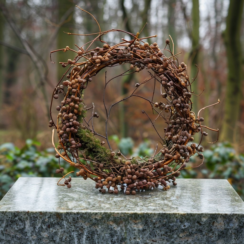 Dušičková dekorace, Ostrava, 25. 10. 2024