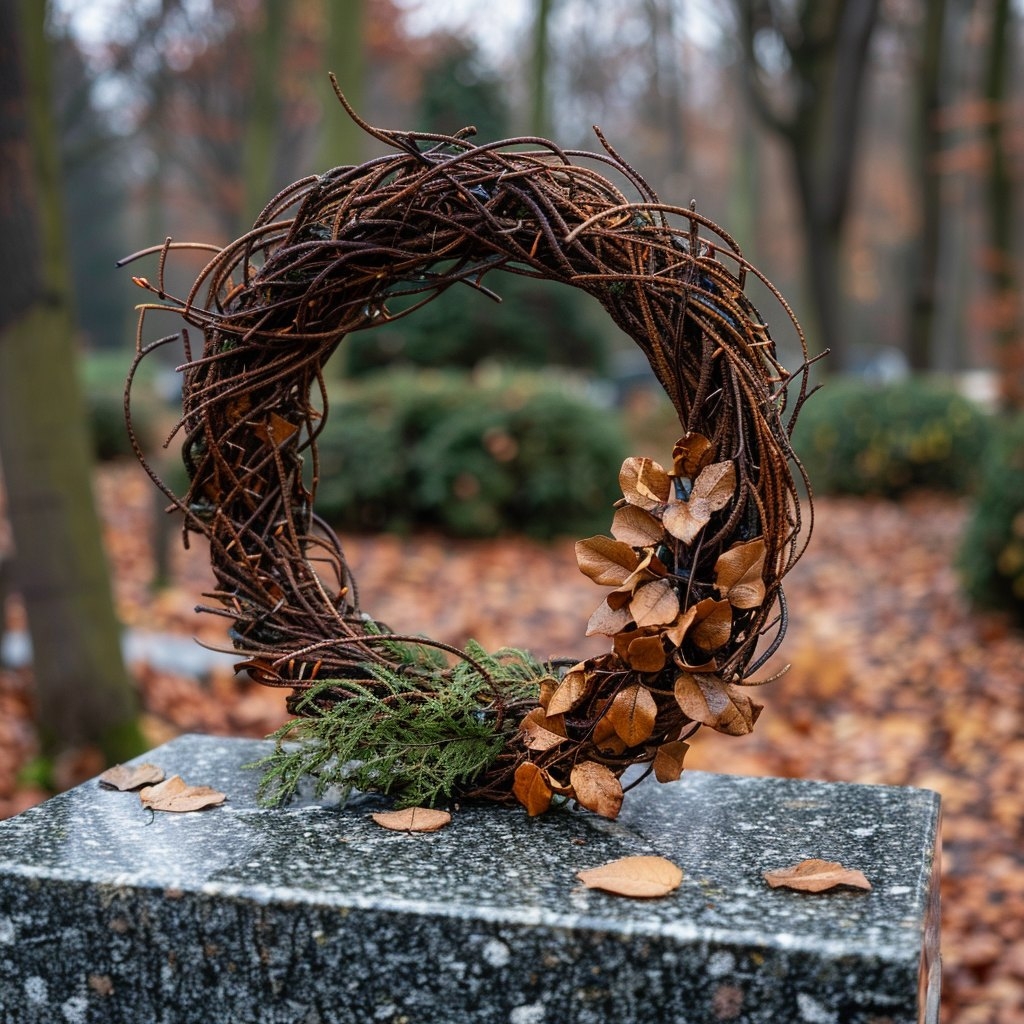 Dušičková dekorace, Ostrava, 25. 10. 2024