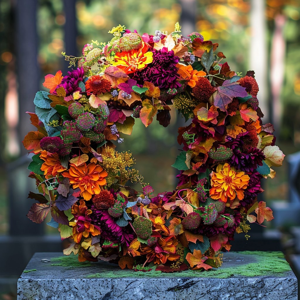 Dušičková dekorace, Ostrava, 25. 10. 2024