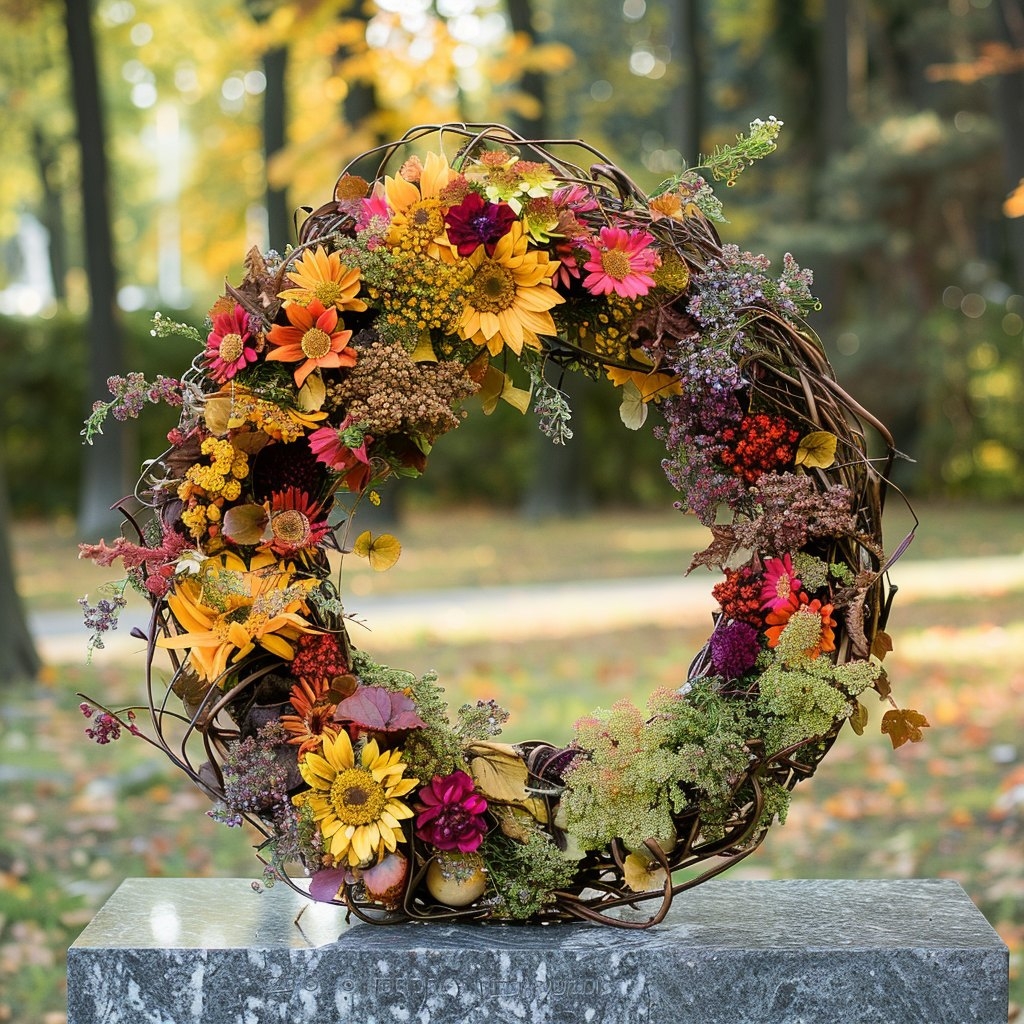 Dušičková dekorace, Ostrava, 25. 10. 2024