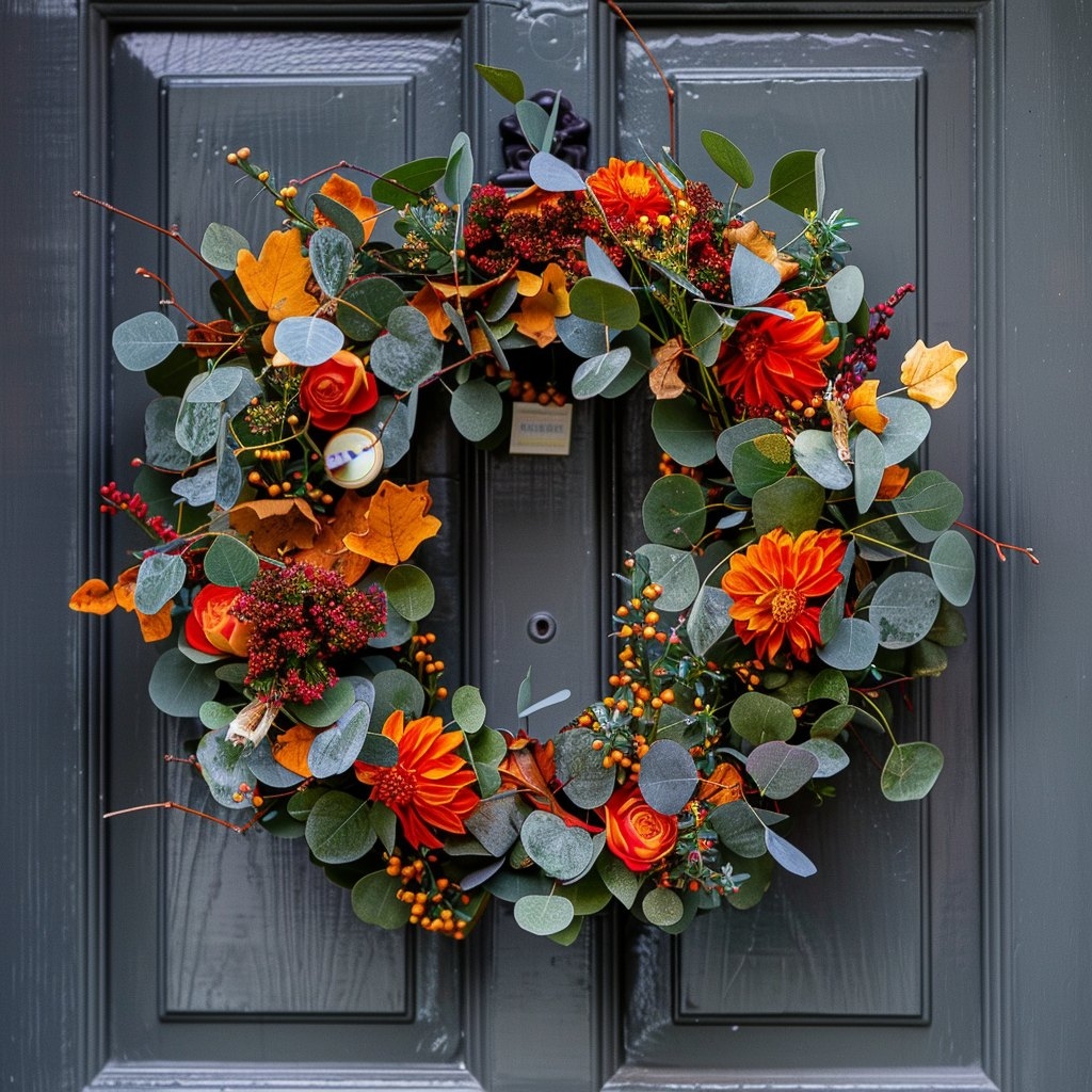 Podzimní věnec na dveře, Ostrava, 24. 9. 2024