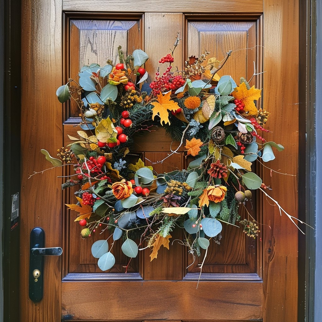 Podzimní věnec na dveře, Ostrava, 24. 9. 2024