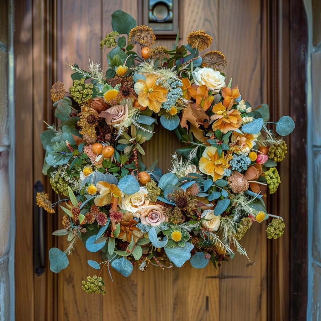 Podzimní věnec na dveře, Ostrava, 24. 9. 2024