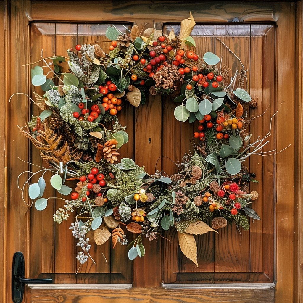 Podzimní věnec na dveře, Ostrava, 24. 9. 2024