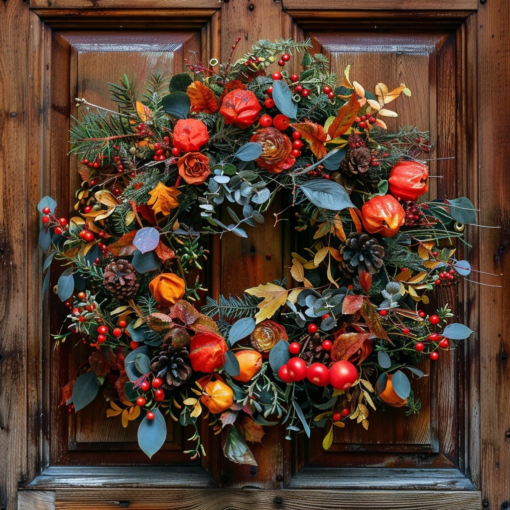 Podzimní věnec na dveře, Ostrava, 24. 9. 2024