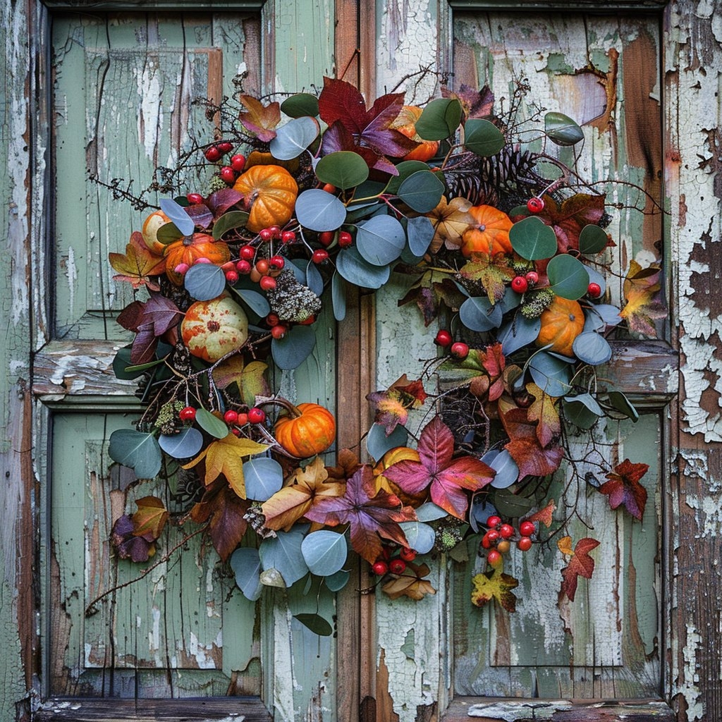 Podzimní věnec na dveře, Ostrava, 24. 9. 2024