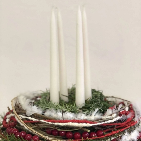 Adventní dekorace na stůl, Ostrava, 29. 11. 2024