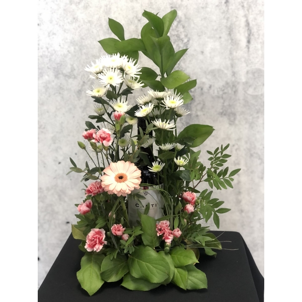 Aranžování květin do nádoby