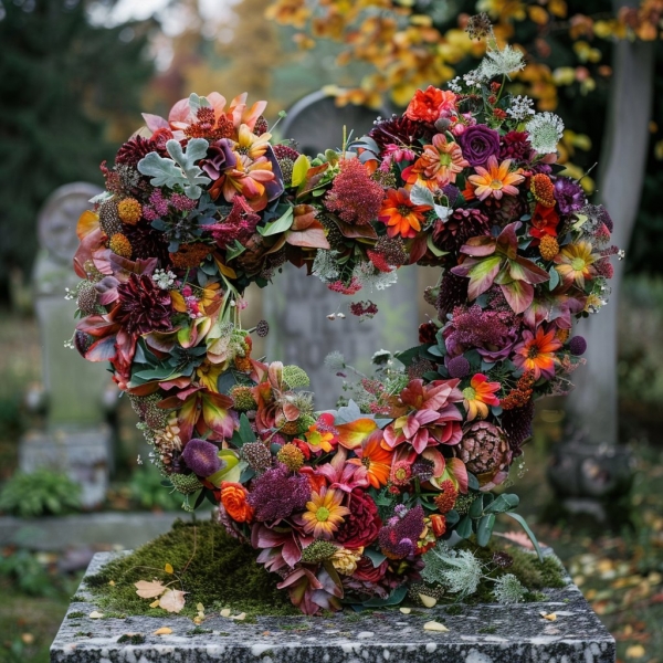 Dušičková dekorace, Ostrava, 25. 10. 2024