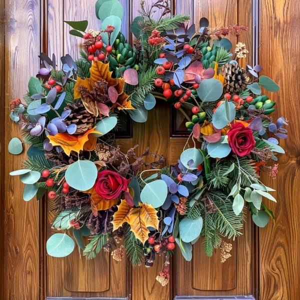 Podzimní věnec na dveře, Ostrava, 24. 9. 2024