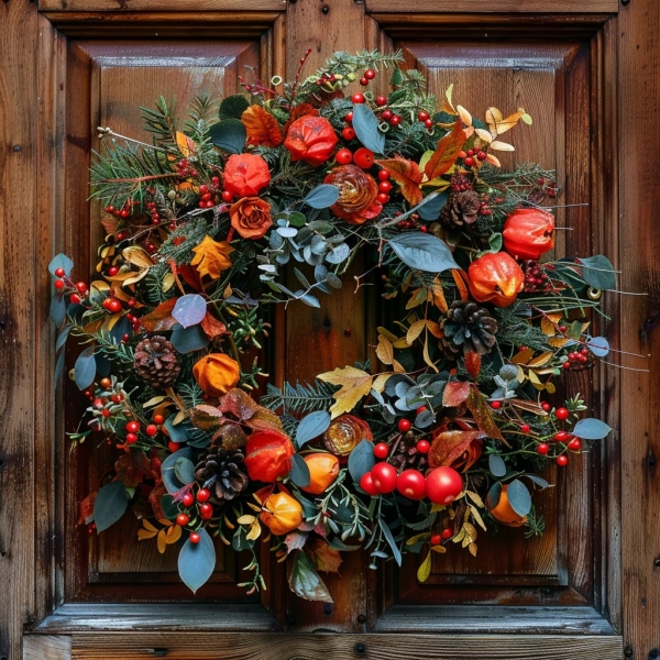 Podzimní věnec na dveře, Ostrava, 24. 9. 2024