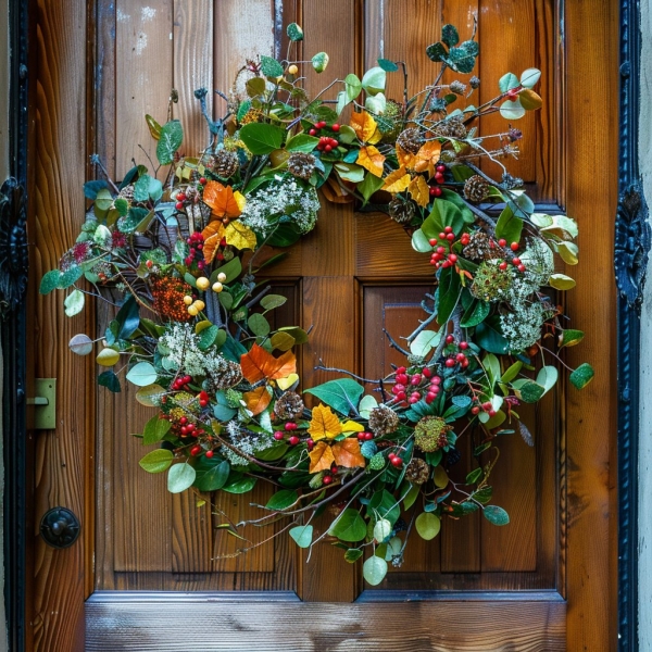 Podzimní věnec na dveře, Ostrava, 24. 9. 2024