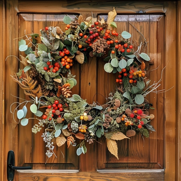 Podzimní věnec na dveře, Ostrava, 24. 9. 2024