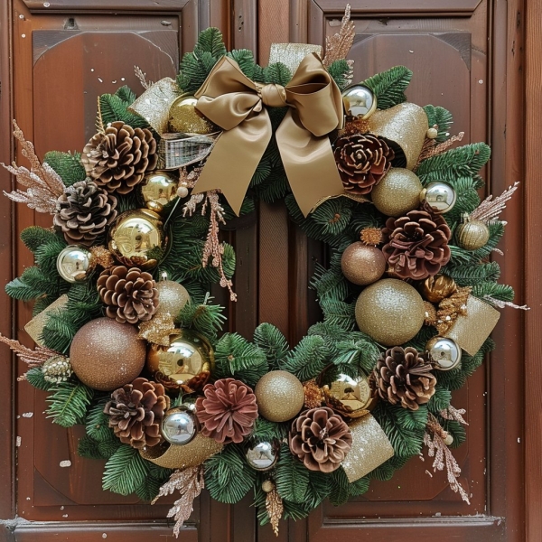 Vánoční věnec na dveře, Ostrava, 28. 11. 2024