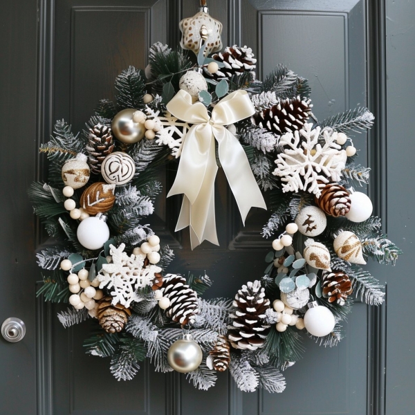 Vánoční věnec na dveře, Ostrava, 28. 11. 2024