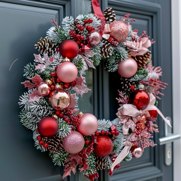 Vánoční věnec na dveře, Ostrava, 28. 11. 2024