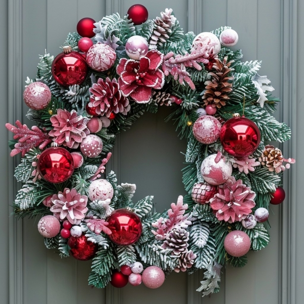 Vánoční věnec na dveře, Ostrava, 28. 11. 2024