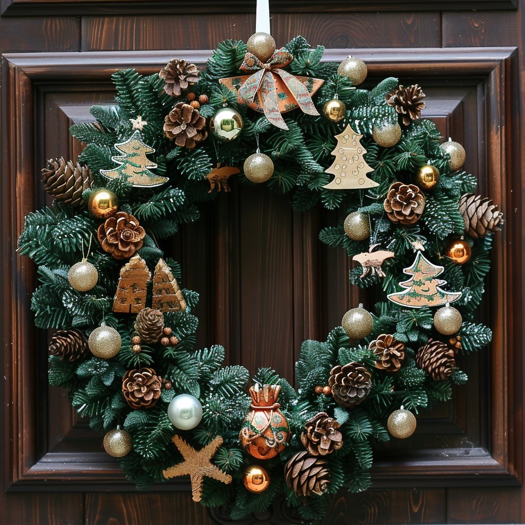 Vánoční věnec na dveře, Ostrava, 28. 11. 2024