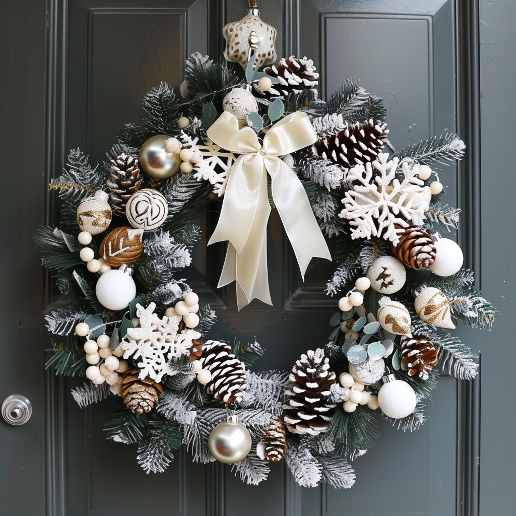 Vánoční věnec na dveře, Ostrava, 28. 11. 2024