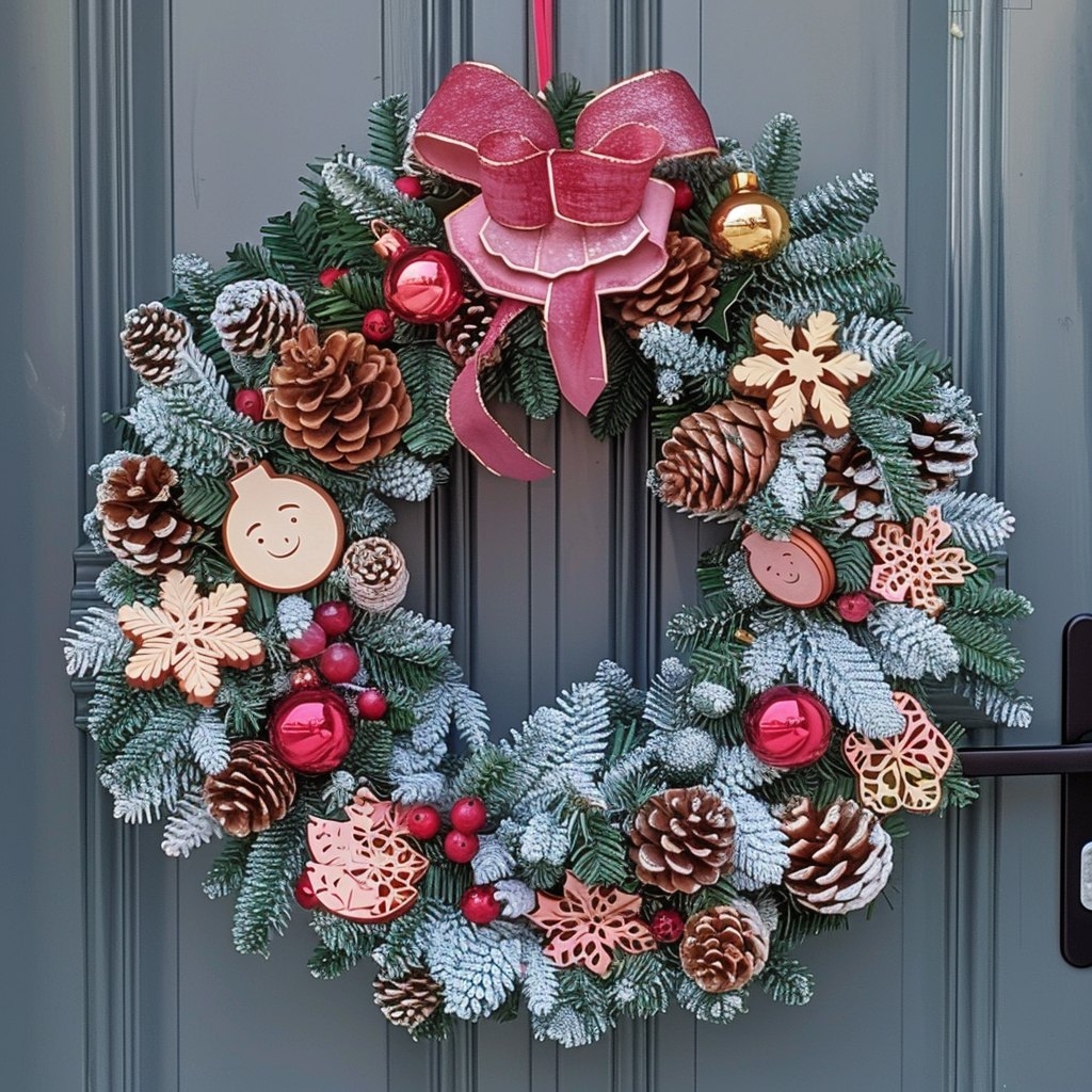 Vánoční věnec na dveře, Ostrava, 28. 11. 2024