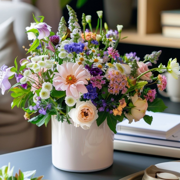 Kurz aranžování živých květin do nádoby, Ostrava, 30. 4. 2024