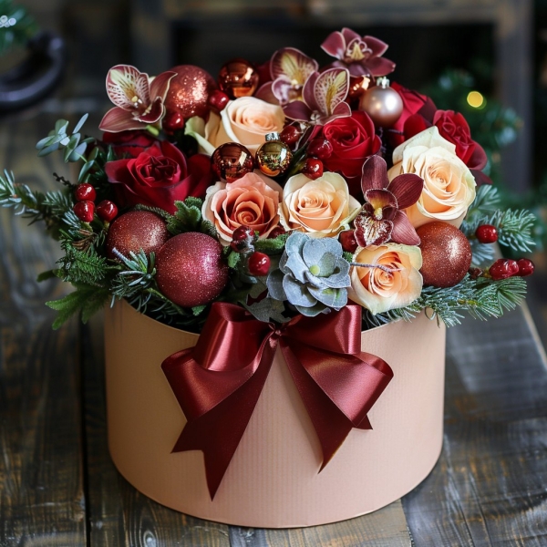 Vánoční flower box, Ostrava, 19. 12. 2024