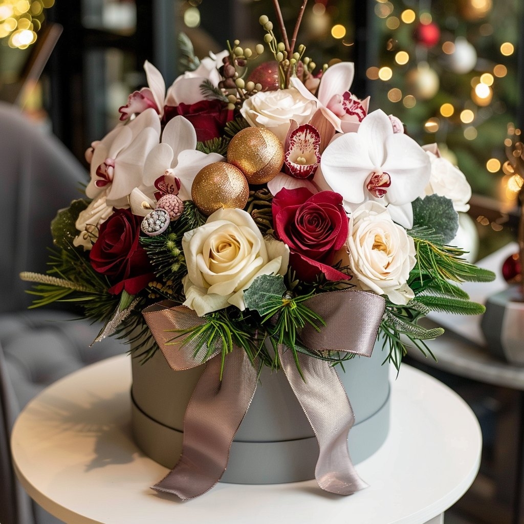 Vánoční flower box, Ostrava, 19. 12. 2024