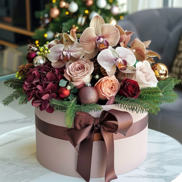 Vánoční flower box, Ostrava, 19. 12. 2024