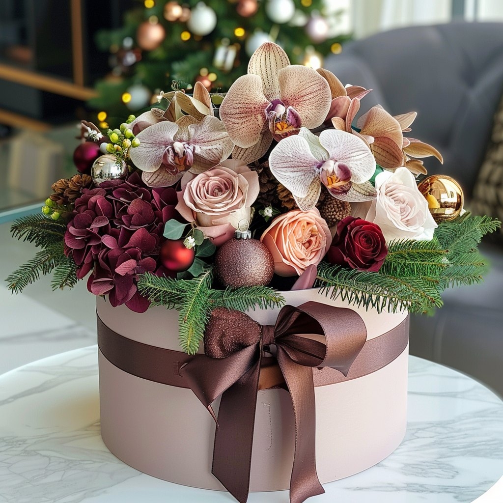 Vánoční flower box, Ostrava, 19. 12. 2024