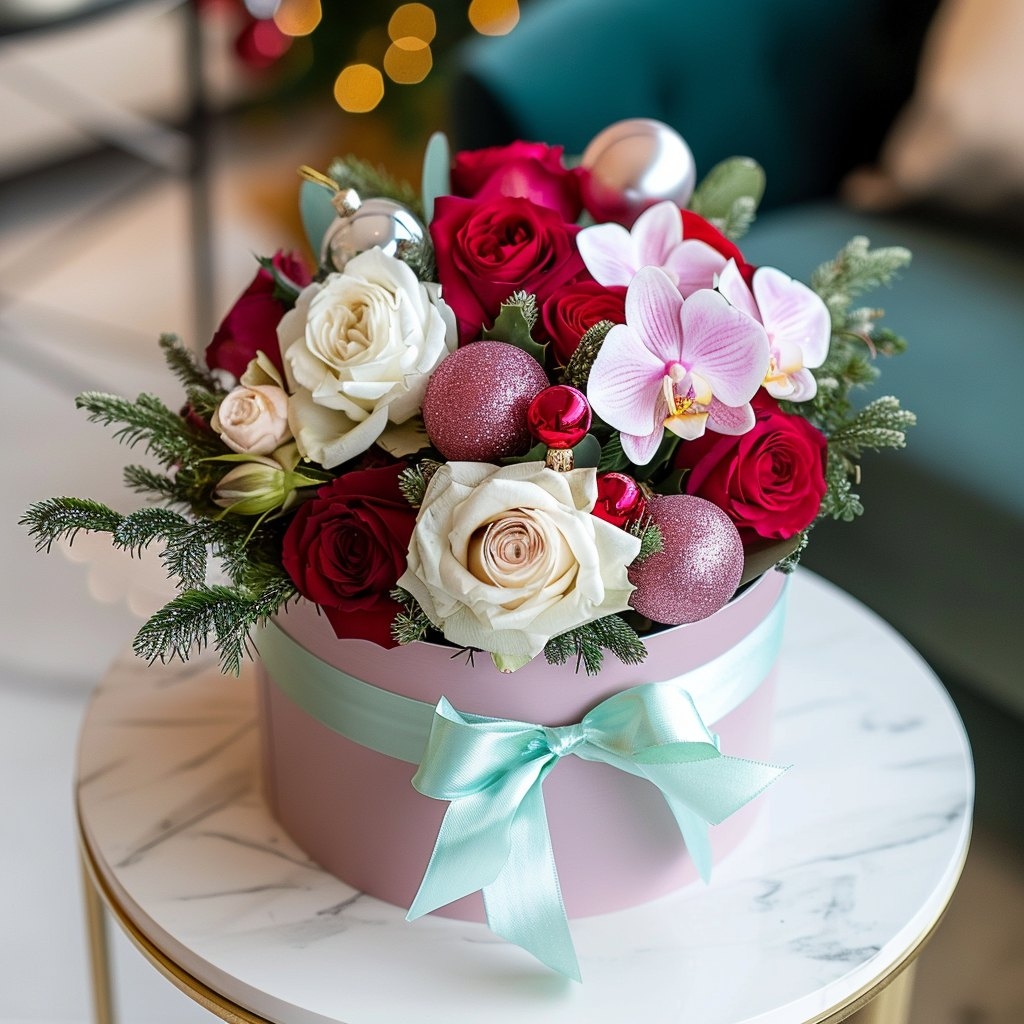 Vánoční flower box, Ostrava, 19. 12. 2024