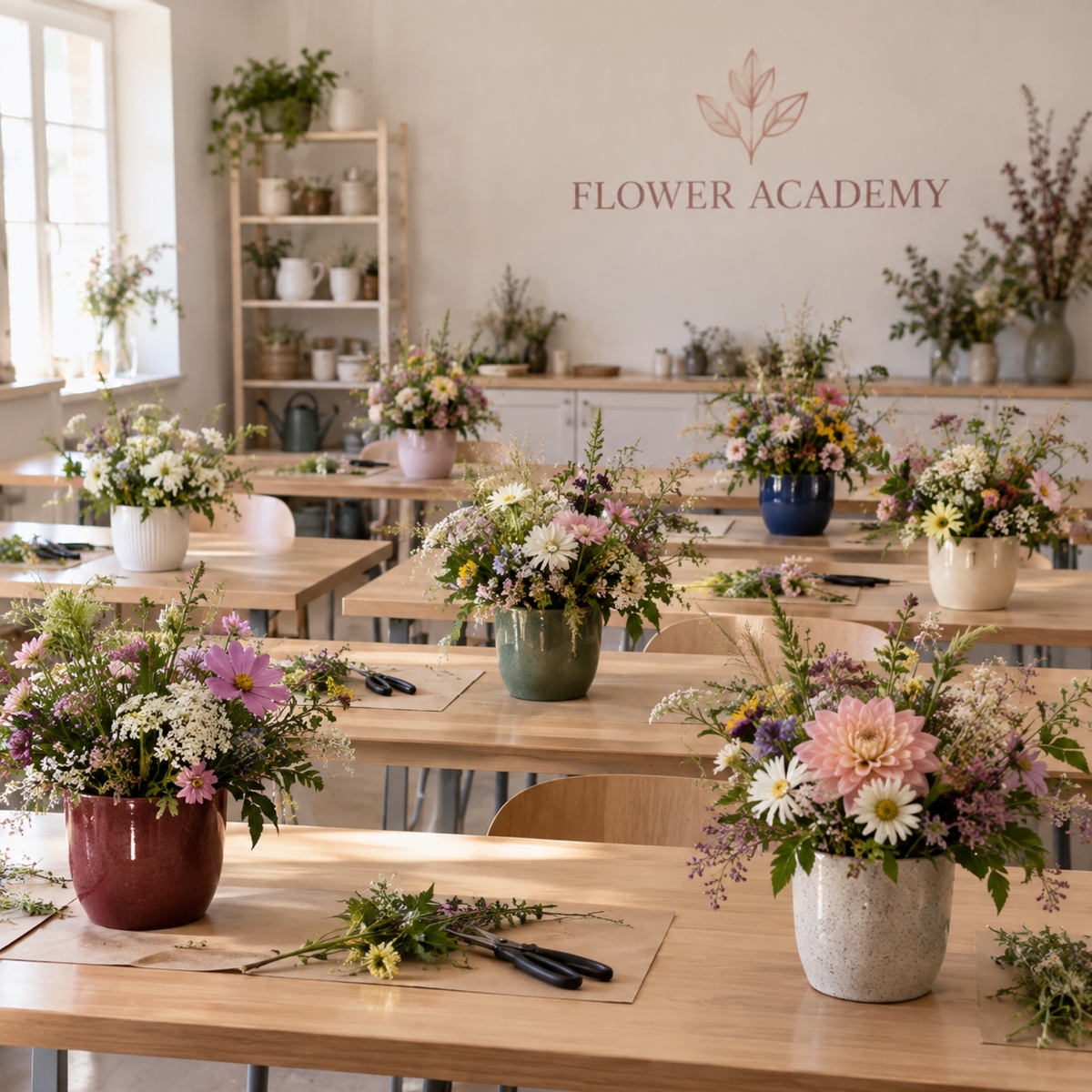 Aranžování živých květin do nádoby, Praha, 23. 11. 2026