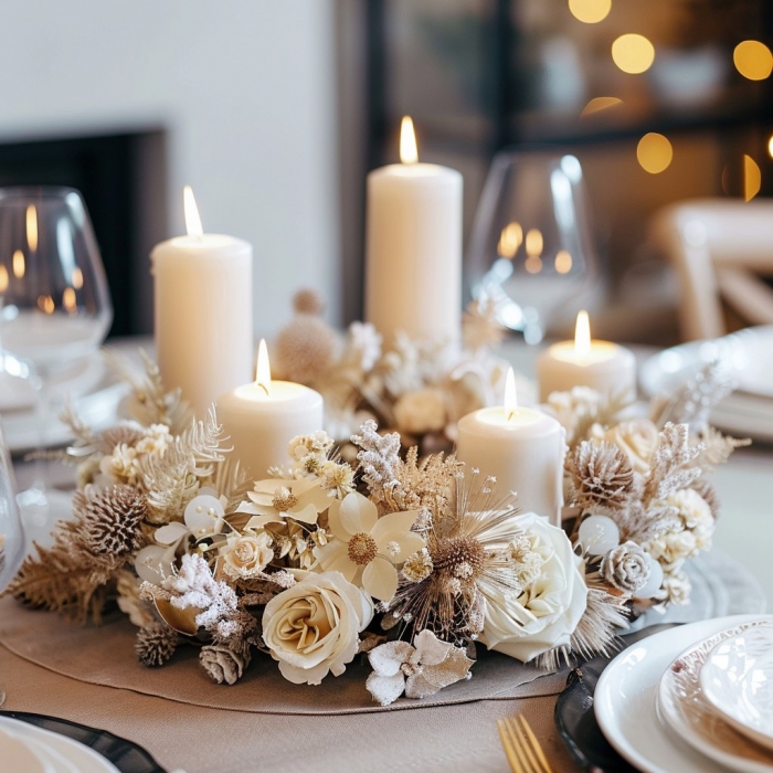 Adventní dekorace na stůl, Brno, 29. 11. 2025